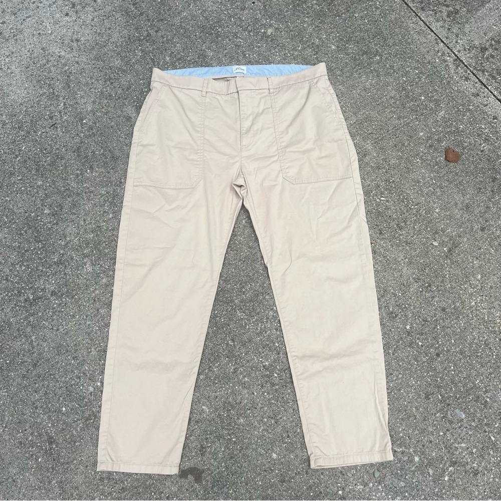 J Crew Women’s Size 32 Slim Boyfriend Chino Work Office Pants